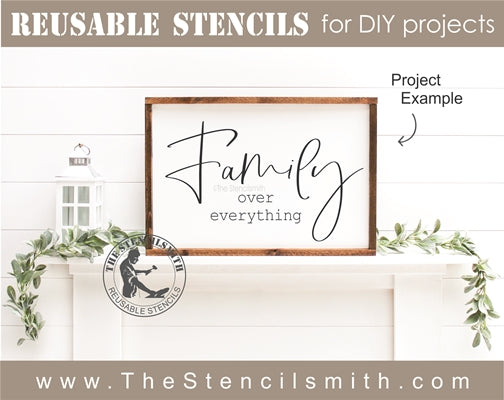 7255 - Family over everything - The Stencilsmith