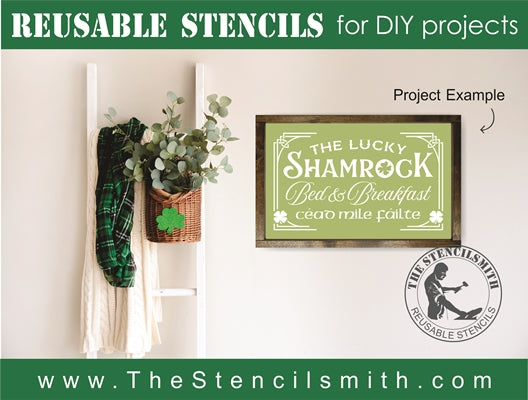 7262 - The Lucky Shamrock Bed & Breakfast - The Stencilsmith