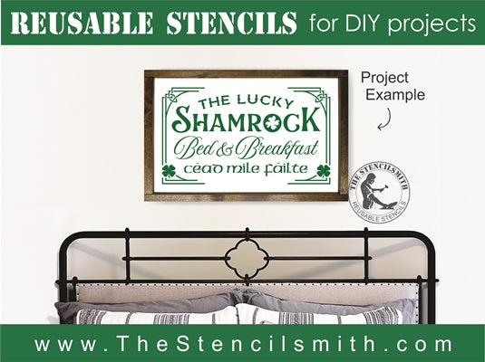 7262 - The Lucky Shamrock Bed & Breakfast - The Stencilsmith