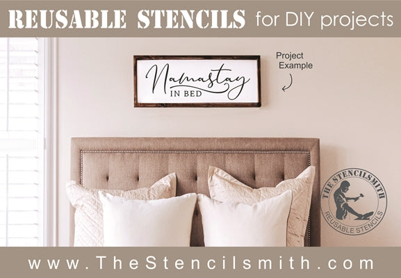 7279 - Namastay in bed - The Stencilsmith