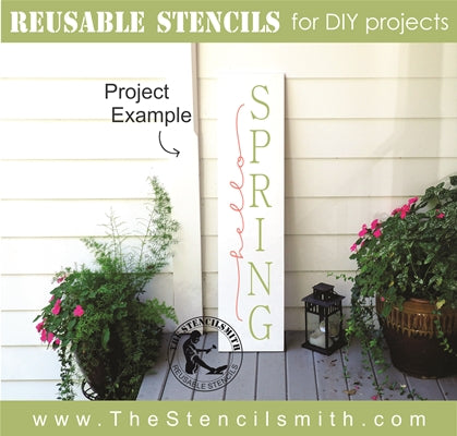 7286 - hello spring - The Stencilsmith