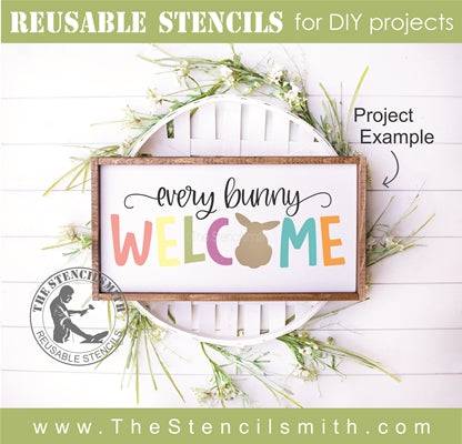 7289 - Every bunny welcome - The Stencilsmith