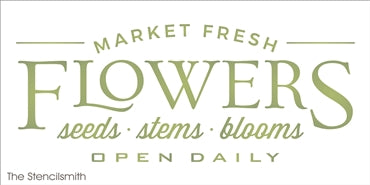 7290 - market fresh Flowers - The Stencilsmith