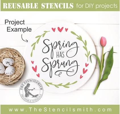 7291 - spring has sprung - The Stencilsmith