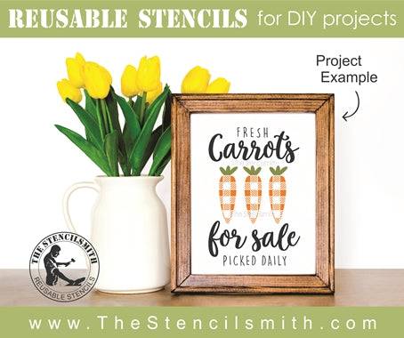 7296 - Carrots for Sale - The Stencilsmith