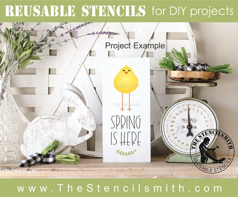 7298 - spring is here - The Stencilsmith