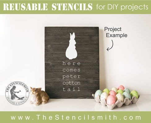 7301 - here comes peter cottontail - The Stencilsmith