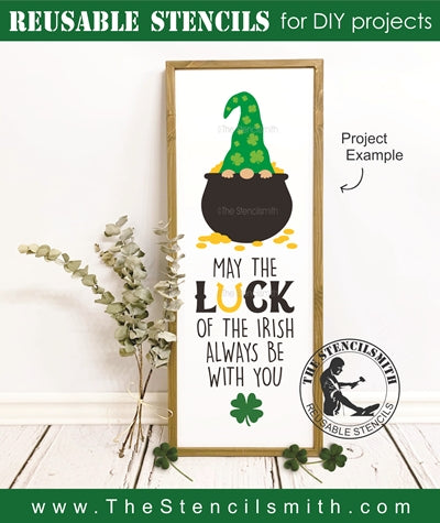 7312 - may the luck (gnome) - The Stencilsmith