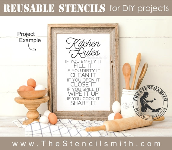 7323 - Kitchen Rules - The Stencilsmith