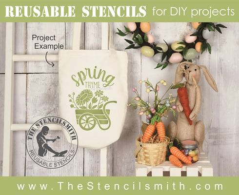 7343 - Spring thyme - The Stencilsmith