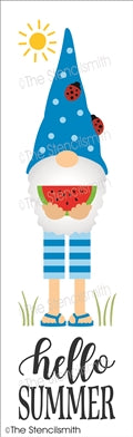 7344 - hello summer (gnome) - The Stencilsmith