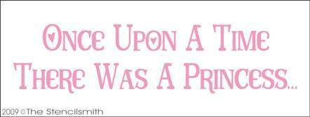 734 - Once Upon A Time Princess - The Stencilsmith