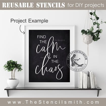 7352 - find the calm - The Stencilsmith