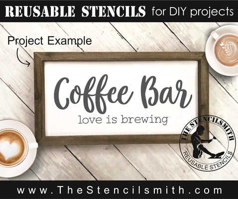 7354 - Coffee Bar - The Stencilsmith