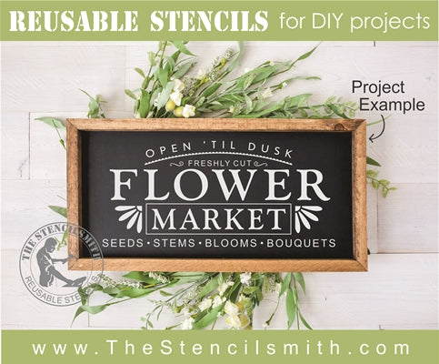 7360 - Flower Market - The Stencilsmith