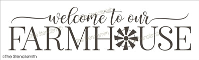 7361 - welcome to our Farmhouse - The Stencilsmith