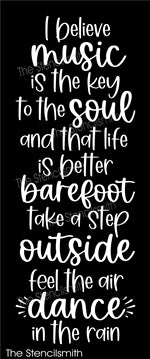 7365 - I believe music is - The Stencilsmith