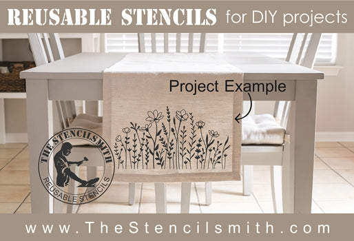 7373 - wildflowers - The Stencilsmith