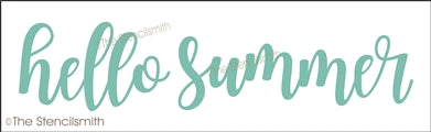 7377 - hello summer - The Stencilsmith