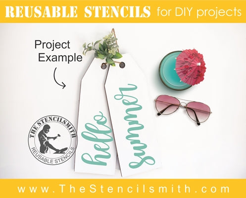 7377 - hello summer - The Stencilsmith