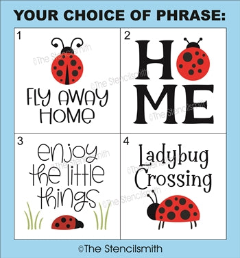 7382 - ladybug minis - The Stencilsmith