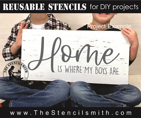 7383 - Home is where my - The Stencilsmith
