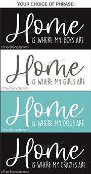7383 - Home is where my - The Stencilsmith