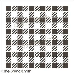 7385 - Buffalo Plaid (small checks) - The Stencilsmith