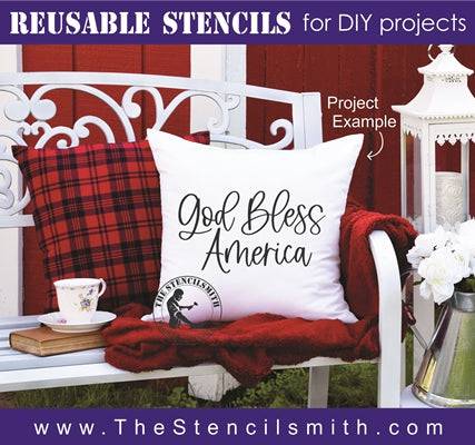 7394 - God Bless America - The Stencilsmith