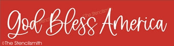 7394 - God Bless America - The Stencilsmith