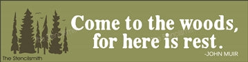 7401 - Come to the woods - The Stencilsmith