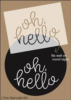 7403 - oh, hello - The Stencilsmith