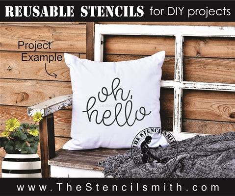 7403 - oh, hello - The Stencilsmith