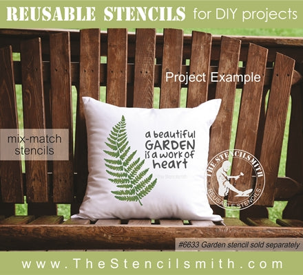 7413 - fern branches - The Stencilsmith