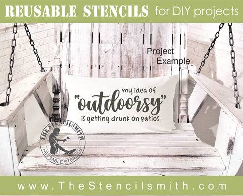 7417 - my idea of "outdoorsy" - The Stencilsmith