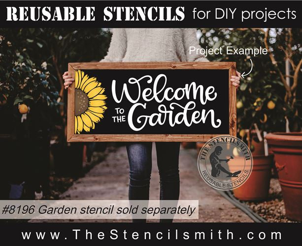 7430 - half sunflower - The Stencilsmith