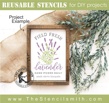 7431 - Field Fresh Lavender - The Stencilsmith