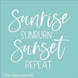 7444 - sunrise sunburn - The Stencilsmith