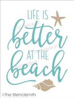 7445 - Life is better at the beach - The Stencilsmith