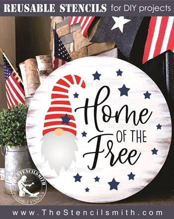 7450 - Home of the Free (gnome) - The Stencilsmith