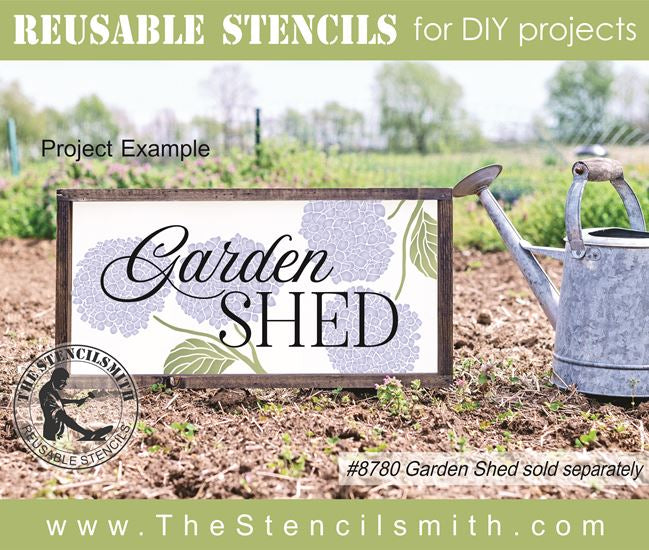 7453 - Hydrangeas - The Stencilsmith