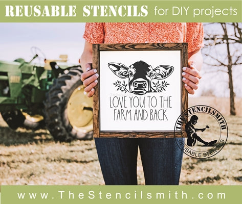 7462 - love you to the farm and back - The Stencilsmith