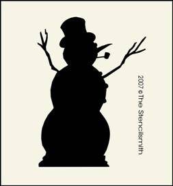 Snowman - A - The Stencilsmith