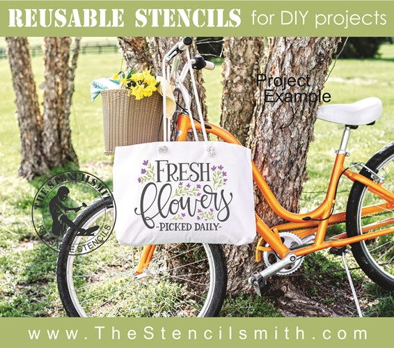 7490 - fresh flowers - The Stencilsmith
