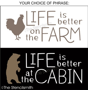 7497 - Life is better - The Stencilsmith