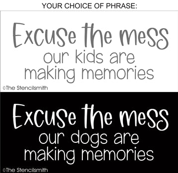 7498 - Excuse the mess - The Stencilsmith