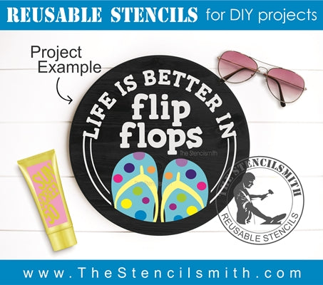 7506 - Life is better in flip flops - The Stencilsmith