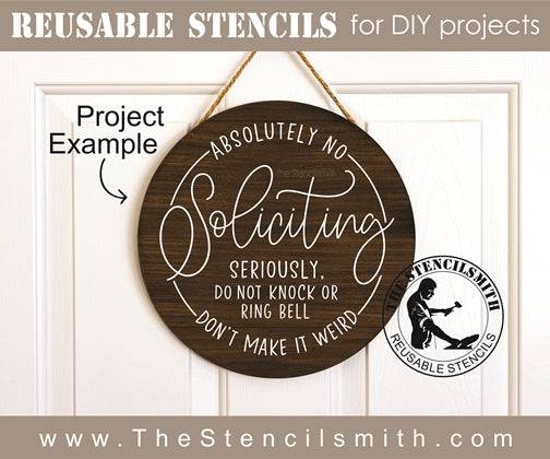 7507 - No Soliciting - The Stencilsmith