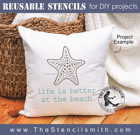 7509 - Life is better at the beach - The Stencilsmith