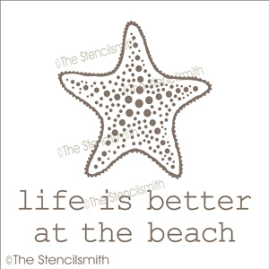 7509 - Life is better at the beach - The Stencilsmith